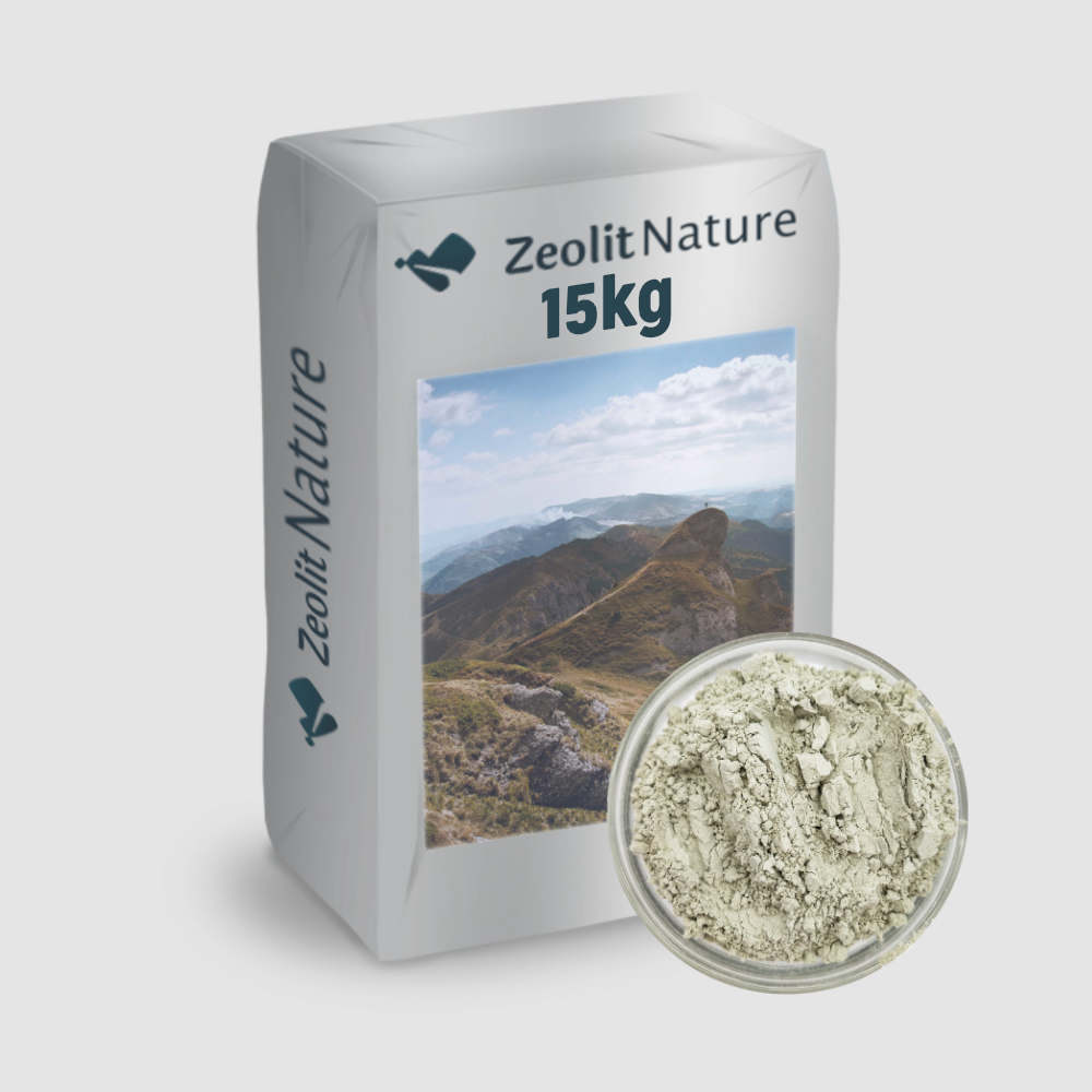 Pakovanje zeolita od 15 kg granulacije 0-5μm
